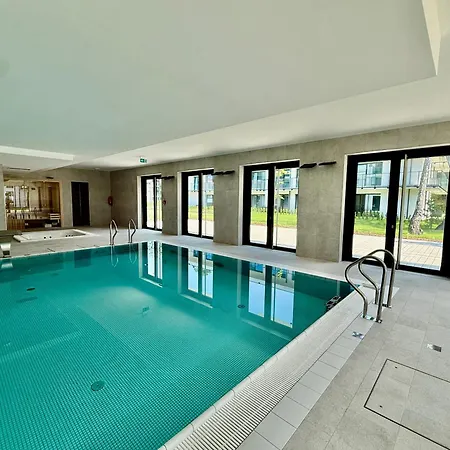 Premium 119 Z Ogrodkiem, Basenem, Sauna, Jacuzzi, Przy Samej Plazy - 5d Apartmán